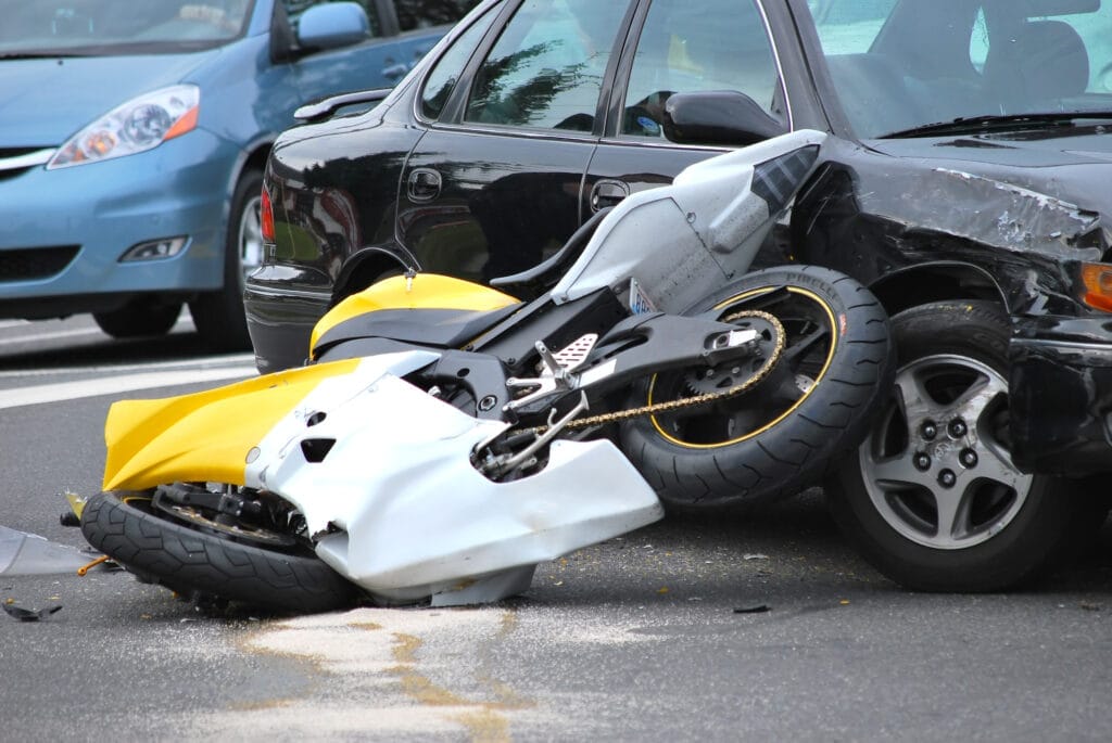Motorcycle accident in Baltimore