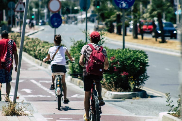 Cyclists in Maryland